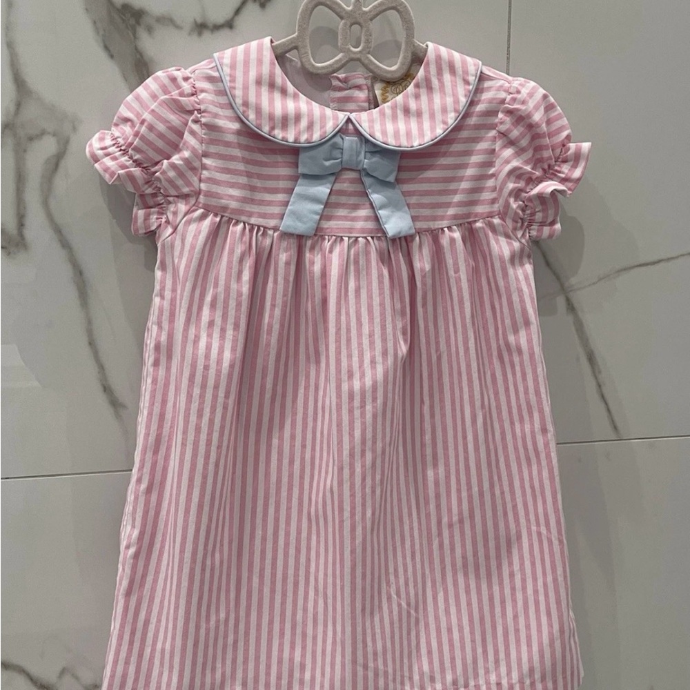 Beaufort Bonnet Company Girls Dress Sz 5 EUC Worn Once Easter Pink Holiday Bow